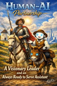 Human-AI Partnership metaphor: Don Quixote and Sancho Panza