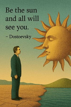 How To Model the Way: Be the sun, and all will see you.