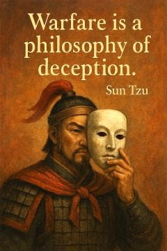 Strategic Business Game: Warfare is a philosophy of deception