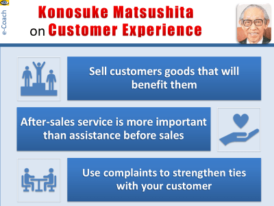 Customer Experience Lessons from Konosuke Matsushita