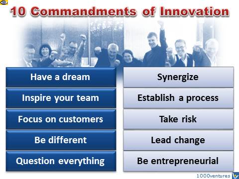 10 Commandments of Innovation by VadiK