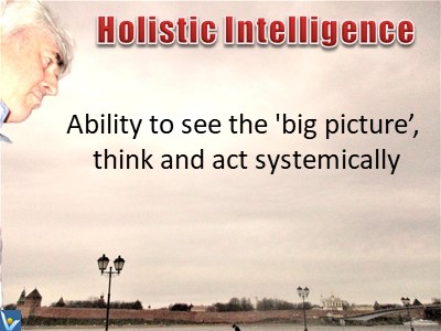 Holistc Intelligence big picture holistic thinking