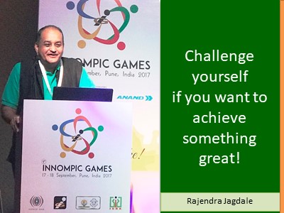 Rajendra Jagdale India challenge yourself achieve something great