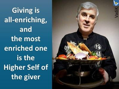 Golde Rule quotes, Sincere Giving is getting, Vadim Kotelnikov