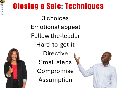 Sale Closing Techniques