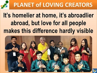 Innompic Games Planet of Loving Creators India, Russia Vietnam love all people quote Vadim Kotelnikov