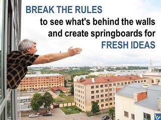 Break Rules quotes, Vadim Kotelnikov, see what's behind the walls, fresh ideas