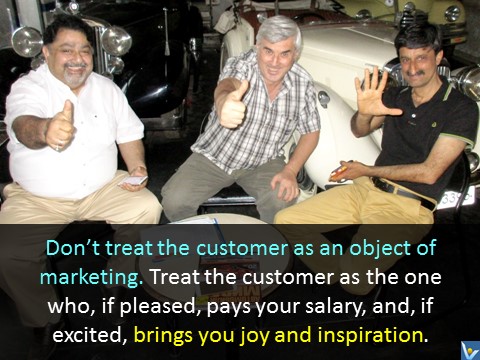 How To Treat Customers quotes - love, inspiration, joy, Vadim Kotelnikov photogram