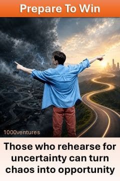 Prepare To Win - rehearse for uncertainty