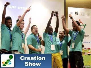 Innompic Games creation show victors International team Symbiosis MBA students Aisa Africa