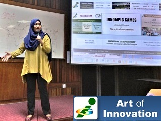 Innompic Games presentation Malaysia IPMA 2018 Farah Izatti