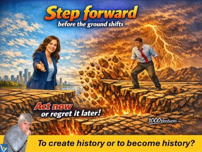 Step Forward Before the Ground Shifts