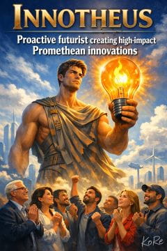 Here is to the crazy ones: Innotheus, bold Promethean innovator