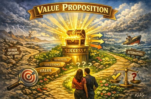 Value Proposition - key elements, KoRe metaphorical AImage