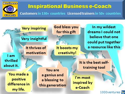 Thank You messages from users of KoRe e-Coach emotional marketing