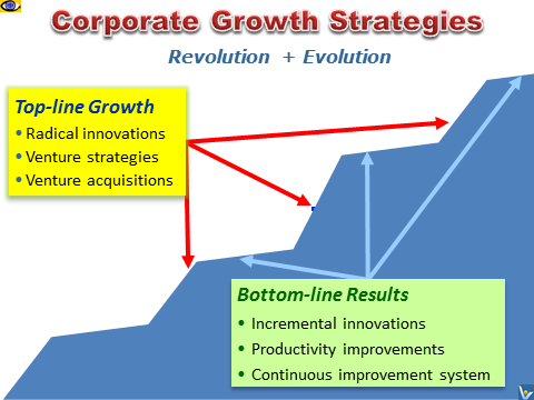 Sustainable Business Growth Top-line growth + Bottom-line growth