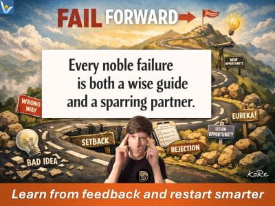 How To Fail Forward, Grow Wiser, and Restart Smarter