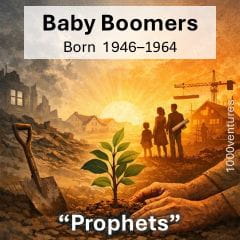 Generation: Baby Boomers - prophets, visual definition, characteristics