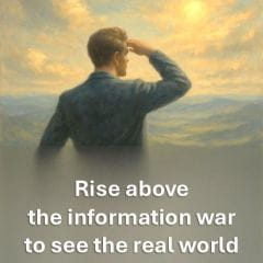 Rise above the information war to see the real world