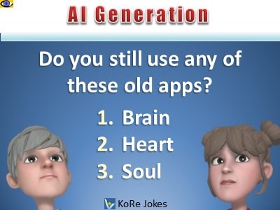 AI Generation artificial intelligence AI addiction joke humor