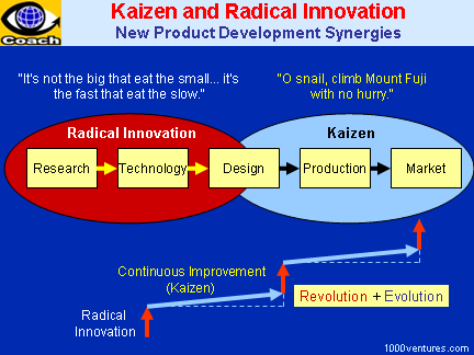 Kaizen and Radical Innovation