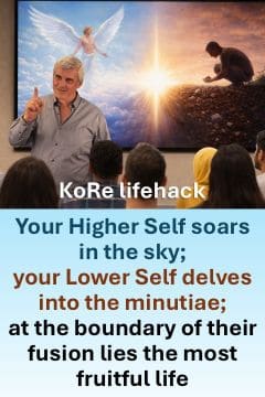 KoRe lifehack on Higher Self and Lowerself