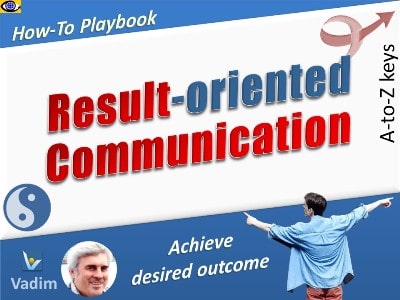 Result-oriented Communication playbook KoRe achievement booster