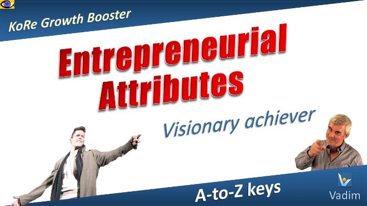 Entrepreneurial Attributes A to Z knowledge hacks KoRe e-book Vadim Kotelnikov