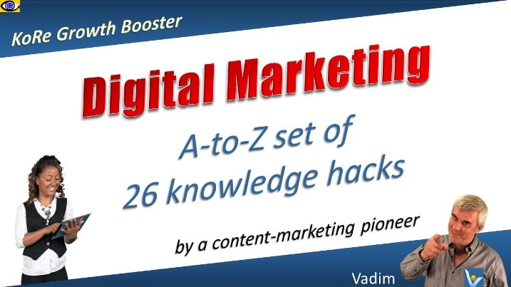Digital Marketing self-learning course download e-book KoRe Vadim