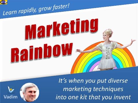 Marketing Rainbow primer for entrepreneurs