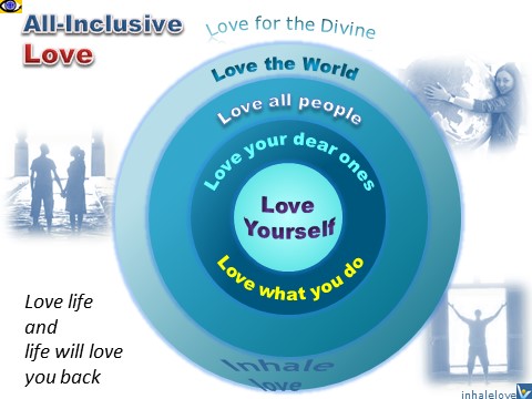 Love: All-inclusive Love - Love Yourself, Love Others, Love what you do, Love the World