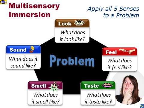 Problem Solving multisensory immersion slides for trainers teachers