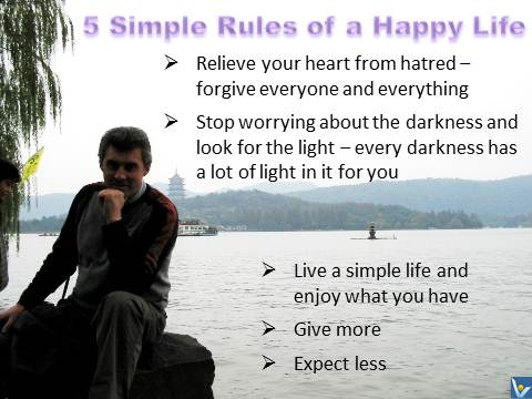 Happiness Rules: How To Live a Happy Life - give more, expect less, Vadim Kotelnikov